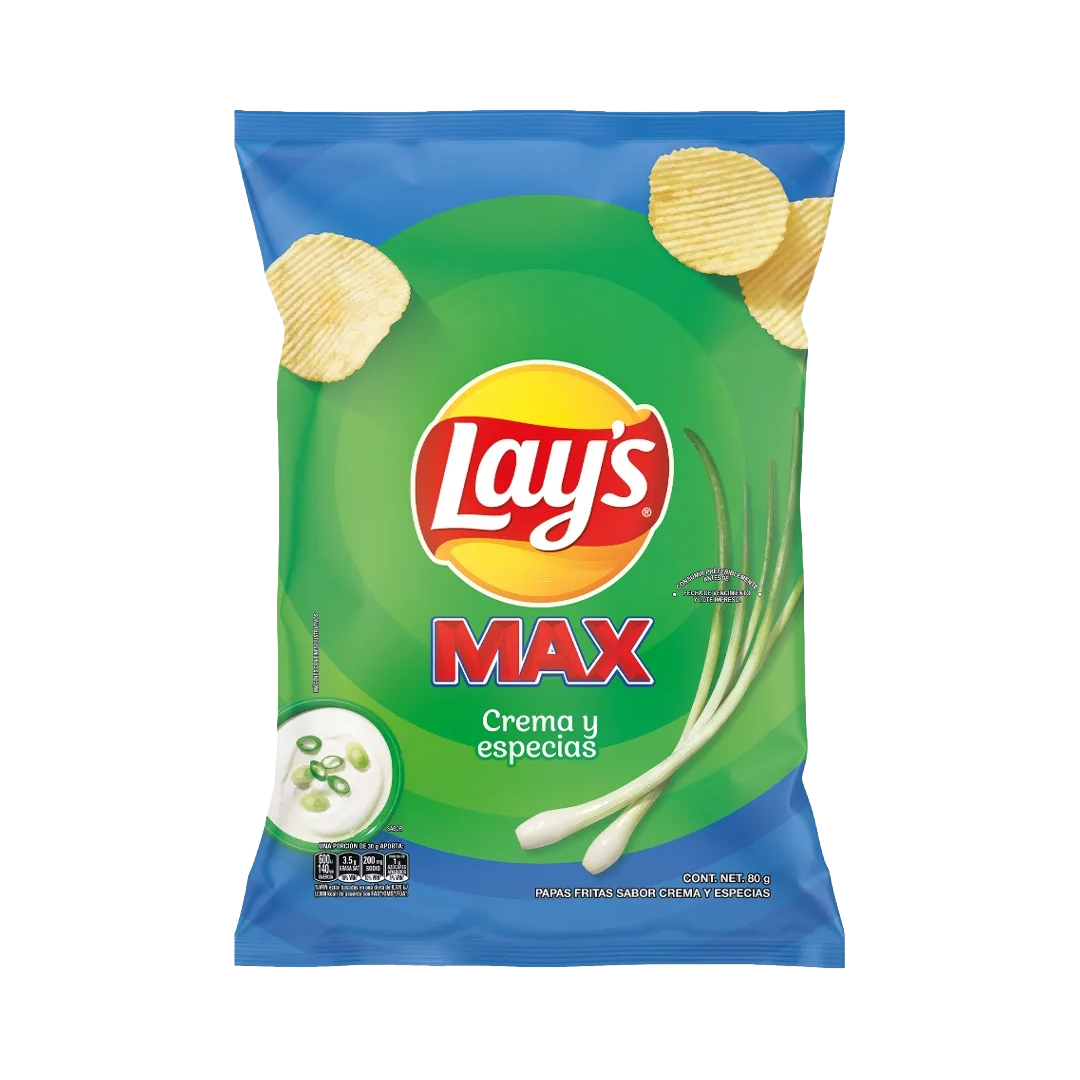 Lays Max Crema y Especias image number 0